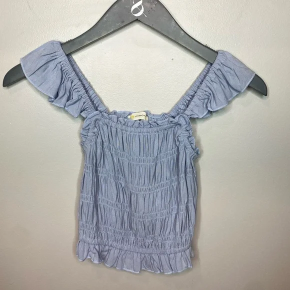 Ocean Drive Flutter Sleeve top. - Picture 4 of 6